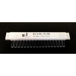 OWL Scientific 2X Microtiter format Comb 1.5 mm thick, 18 tooth B1-G-RL-18-150
