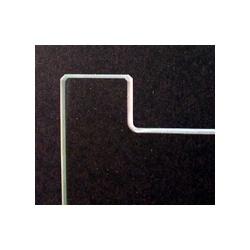 LI-COR® 25 x 25 cm notched plate, Borofloat GLO25N